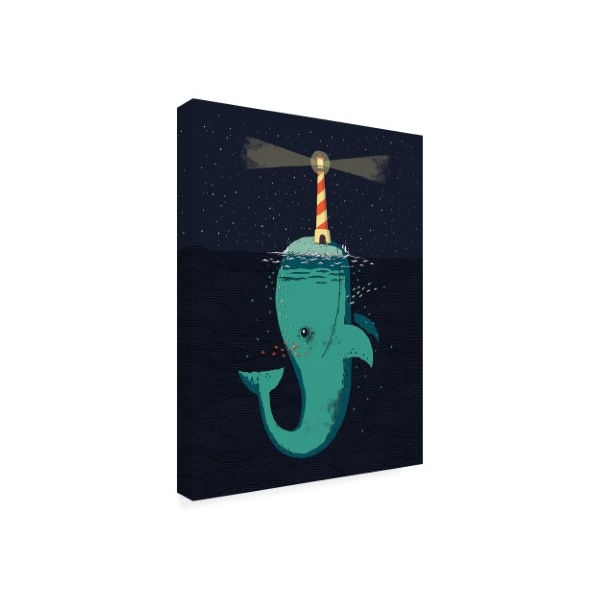 Michael Buxton 'King Of The Narwhals' Canvas Art,35x47